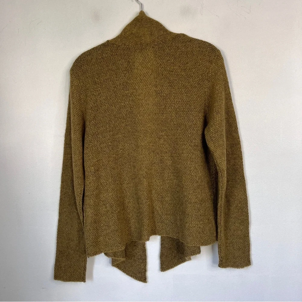 Eileen Fisher Open Front Cardigan Sweater Size PL Wool Mohair Cashmere blend - Picture 6 of 10